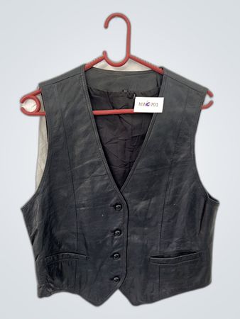 Black Leather Vest