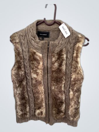 River Island Brown Knit Vest