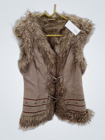 Fur Trimmed Vest