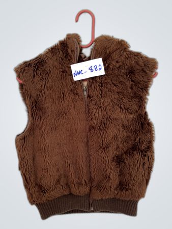 Brown Fur Vest