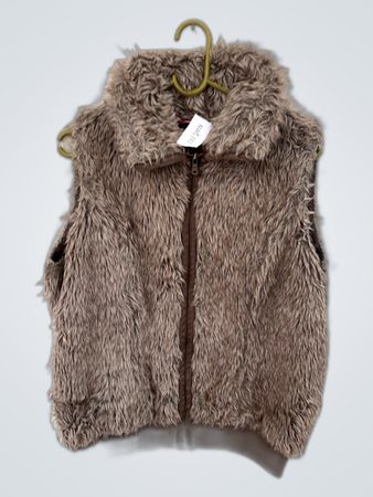 Furry Gray Vest