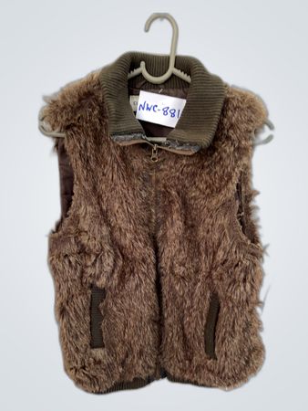Clockhouse Brown Fur Vest