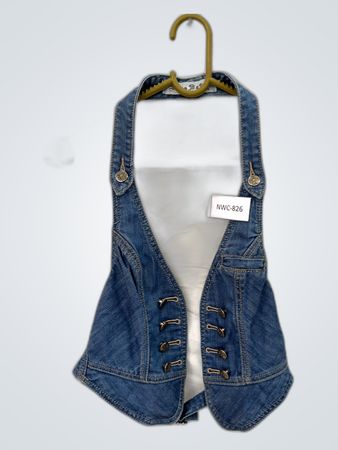Denim Corset Top