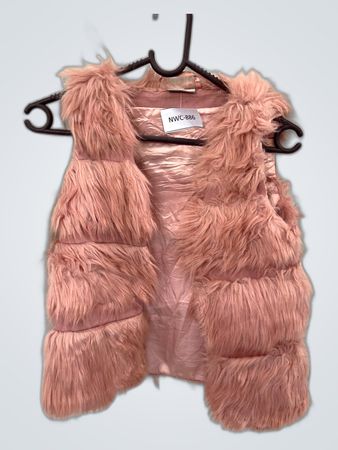 Pink Fuzzy Vest