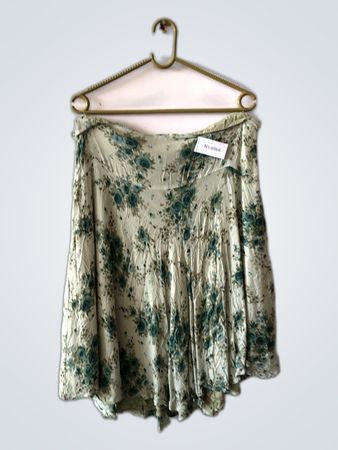 Floral Green Skirt