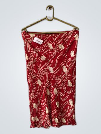 Hennes Red Floral Skirt