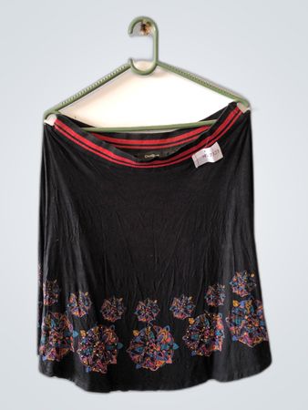 Black Floral Blouse