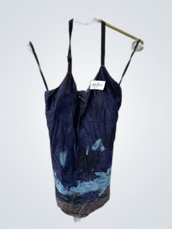 Blue Paint Splat Romper