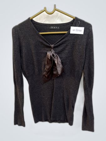 ZEXY Gray Long-Sleeve Top