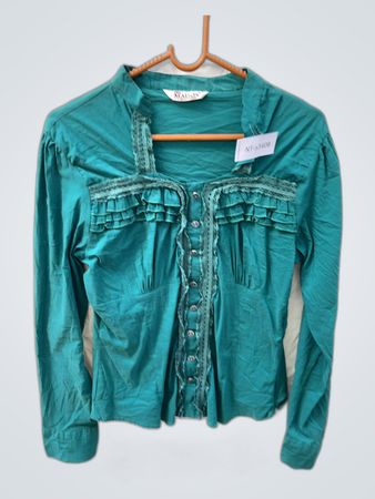MADOY Collection Teal Blouse