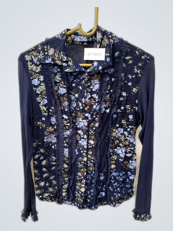 Blouse with Floral Pattern
