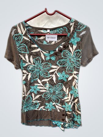 Blouse with Floral Pattern
