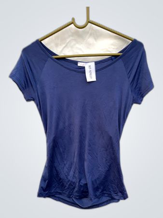 Blue Off-The-Shoulder Top