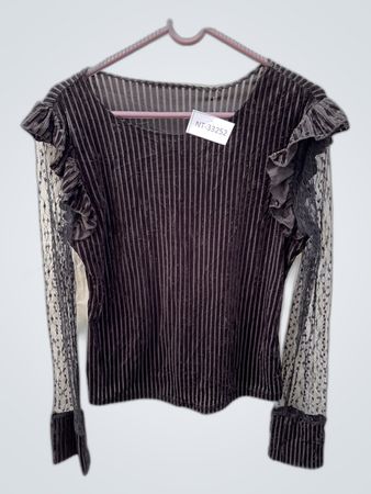 Blouse with Ruffled Sleeves