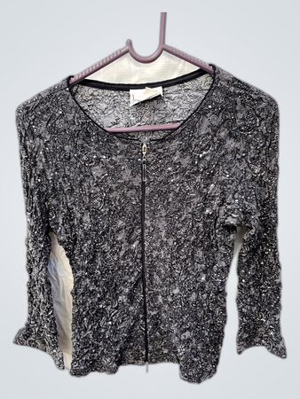 Joseph Ribkoff Sequined Lace Top