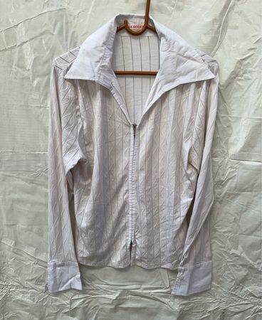 Le Rouge White Long-Sleeve Shirt