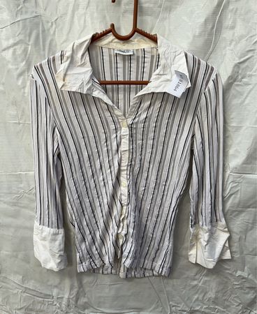 Striped Button-Down Shirt