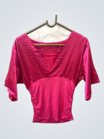 Pink Satin Top
