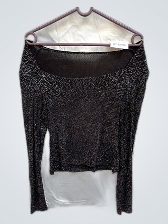 Black Long-Sleeve Top