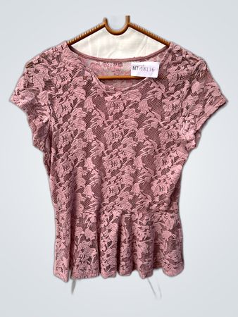 Pink Lace Top