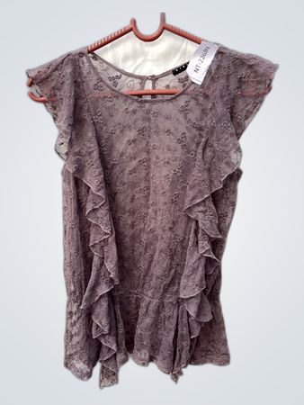 Sisley Purple Lace Top