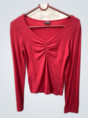 Intimissimi Red Long Sleeve Top