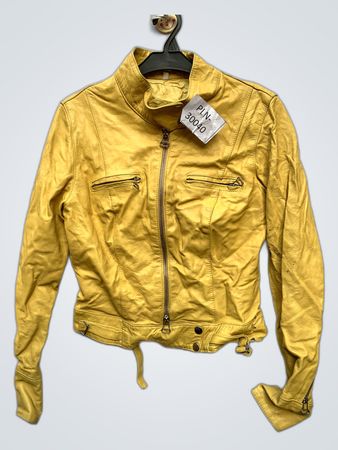 Yellow Leather Jacket