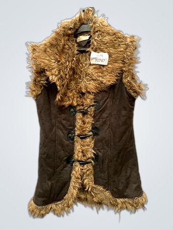 Brown Fur Vest
