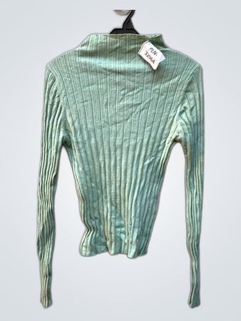 Green Ribbed Sweater