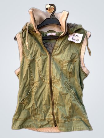 Green Vest with Hood