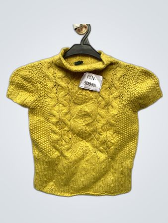 Benetton Yellow Knit Sweater