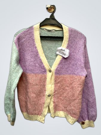 George Colorblock Knit Cardigan