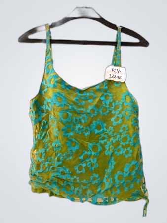 Green Floral Top