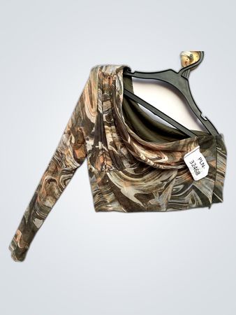 Zara Marble Print Top