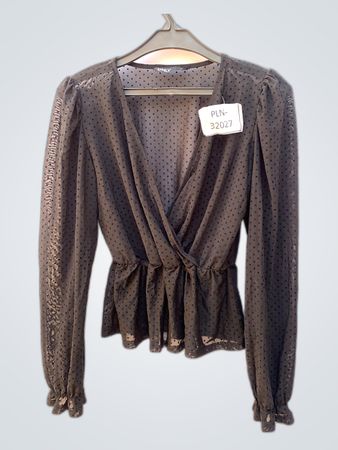 Black Polka Dot Blouse