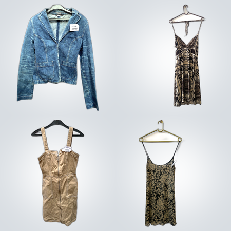 Pastel Dresses+Denim Jackets Set(FV 198)