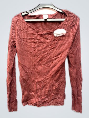 H&M Ribbed Long Sleeve Top
