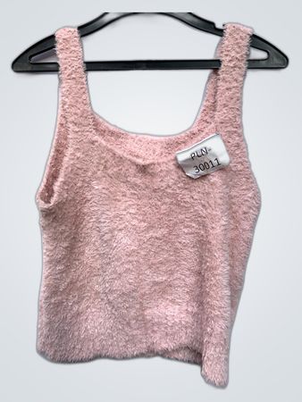 Pink Fuzzy Tank Top