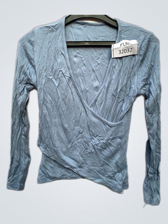 Blue Long Sleeve Top