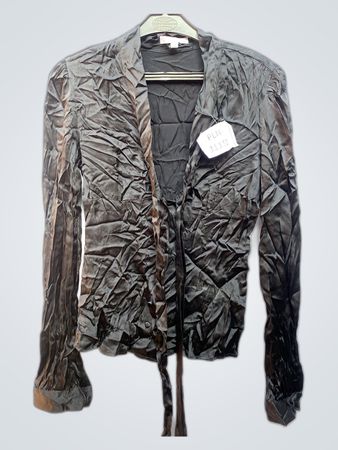 Black Crushed Velvet Jacket