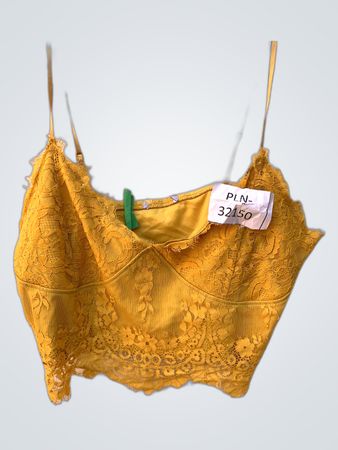 Yellow Lace Bra
