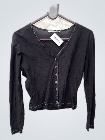Black Long-Sleeve Top