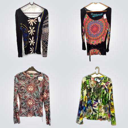 desigual printed blouse