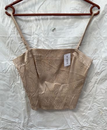 Beige Paisley Corset