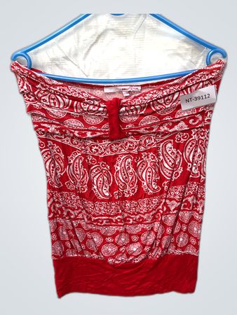 TALLY WEiL Red Paisley Top