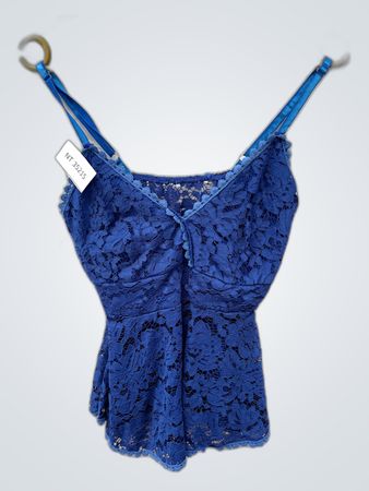 Blue Lace Camisole