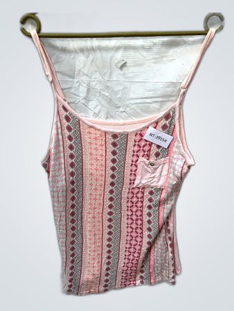 Love to Lounge Pink Patterned Tank Top