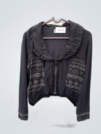 E-Bryde Black Zipper Jacket