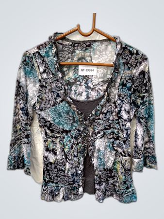 Blouse with Floral Pattern