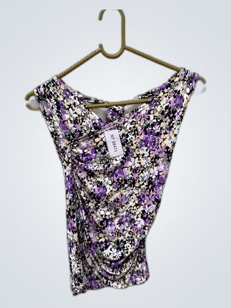 Blouse with Floral Pattern